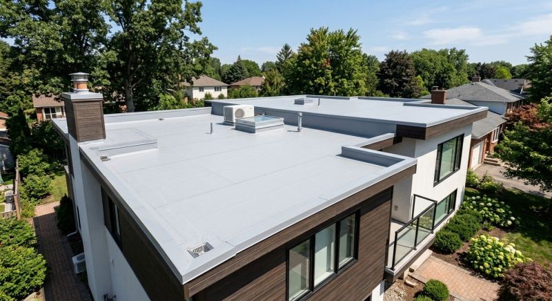 Flat Roof Installation project example