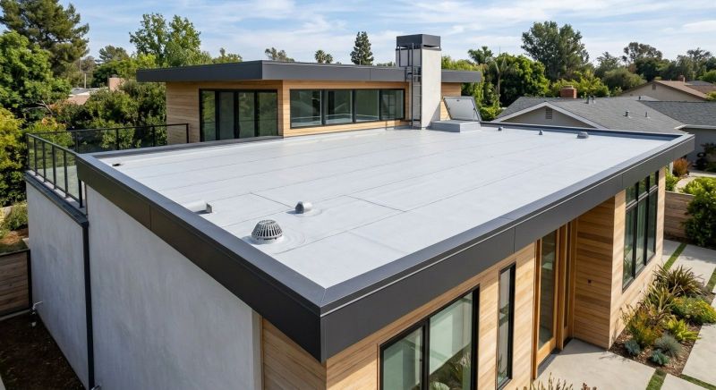 Flat Roof Replacement project example